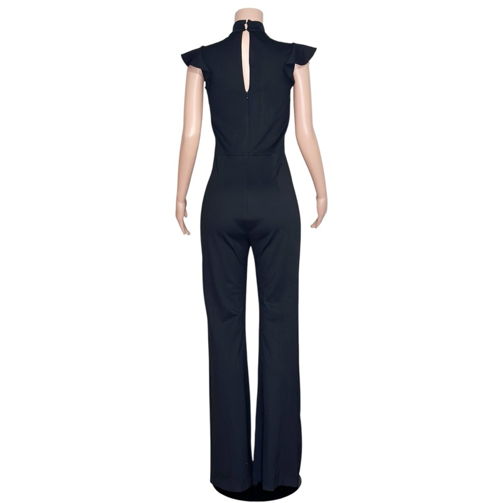 SOLD NEW AMANDA UPRICHARD Davina Jumpsuit, Black, Large - Picture 6 of 11